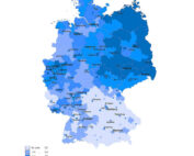 Infografik - Anteil der Hartz 4 Empfänger in Deutschland